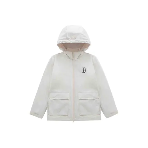 Mlb Base Logo Basic Boston Red Sox Куртка Унисекс Темный крем