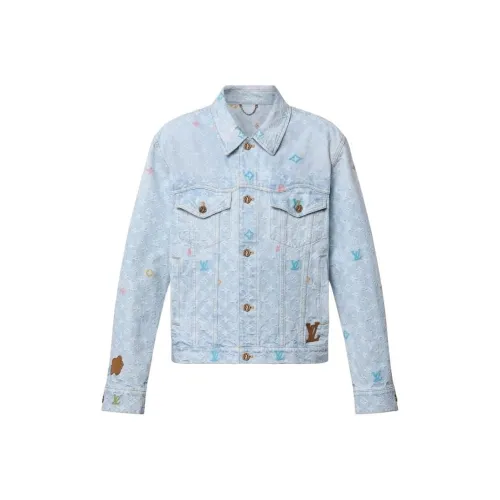 LOUIS VUITTON x Tyler SS24 Denim Jacket Men's Light Blue