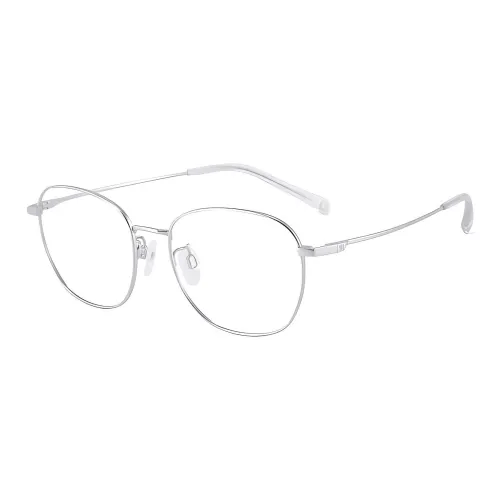 CHARMANT β-титан Сплав Пластина Титан Овал Оправы для очков Мужской Ярко-серебристый