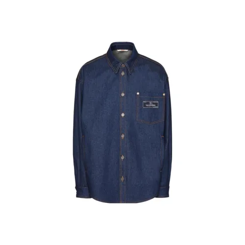 Valentino FW23 Denim Jacket Men's Blue
