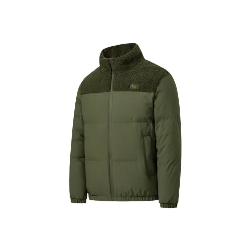 Erke Тростник Зеленый Мужской Пуховик