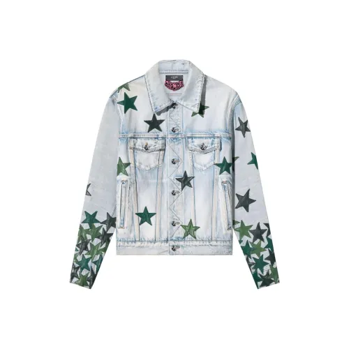 AMIRI Blue Men's Denim Jackets  
AMIRI Синий Мужские Джинсовые Куртки