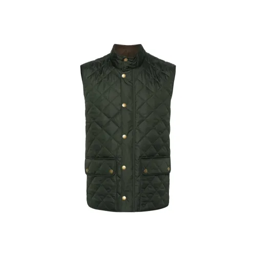 BARBOUR Зеленый Мужской Жилеты
