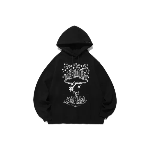 NICE GHOST CLUB Черные Мужские Толстовки