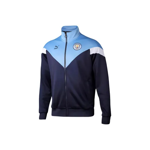 PUMA MCFC Куртка Мужская Светло-Синяя