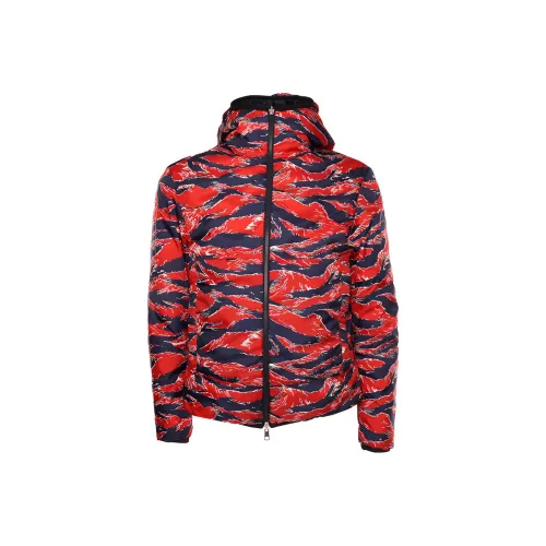 Moncler Красный Мужской Пуховик