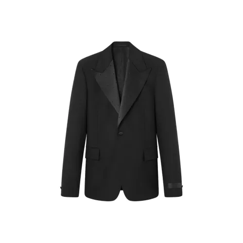 VERSACE FW24 Бизнес-костюм Пальто Мужской Черный