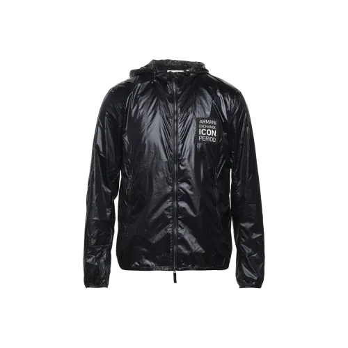 ARMANI EXCHANGE Мужские черные куртки