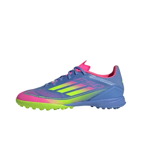 Adidas F50 League TF Шипы Искусственный Шипы Противоскользящие Устойчивые к Износу Футбольные бутсы Унисекс Синий