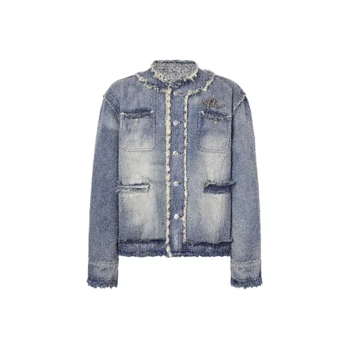ROCAWEAR Denim Jacket Unisex Light Blue
