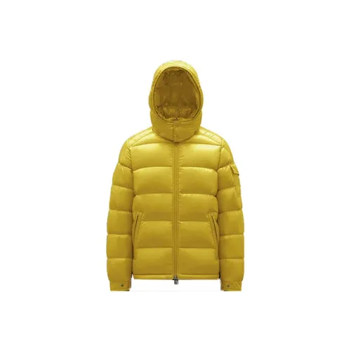 Moncler Пуховик Зимний Мужской Желтый