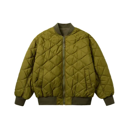 Gorpcore Пуховая куртка унисекс Горчичный зеленый