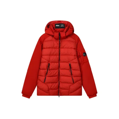 FILA C.P.Company collaboration Collection Красный Мужской Пуховик