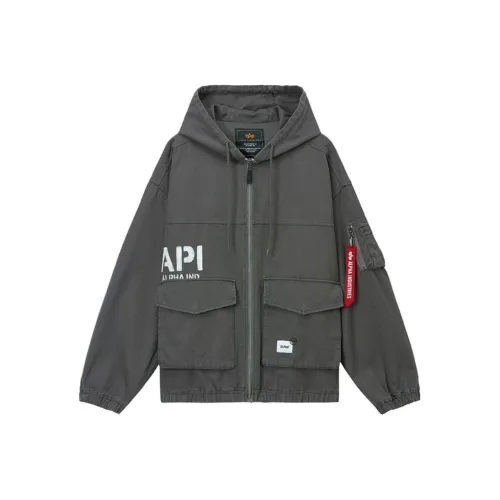 Совместный бренд Alpha Industries GYD/серый Мужская куртка
