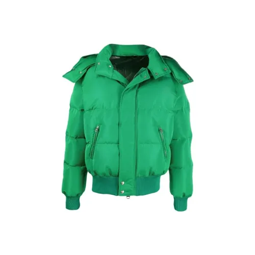 Alexander McQueen Пуховик Мужской Зеленый