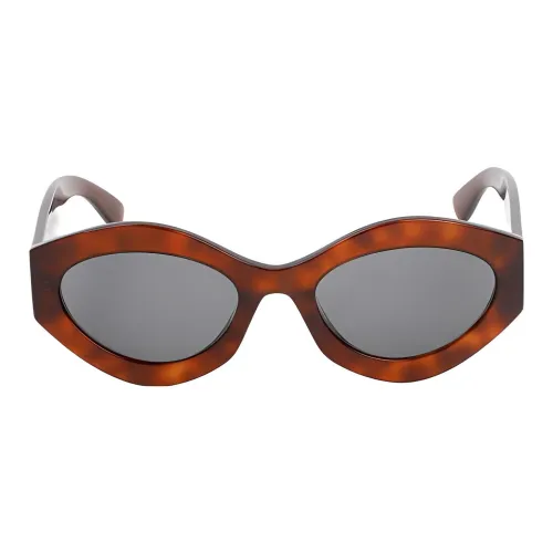 EMILIO PUCCI Ацетат Нерегулярная форма Солнцезащитные очки Женские Черепаховый