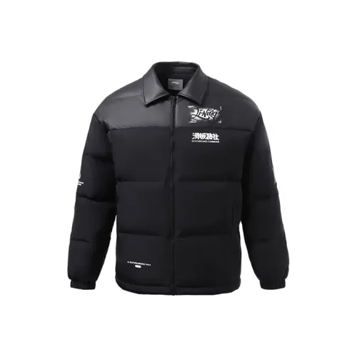 LINING Скейтборд Пуховик Мужской Черный