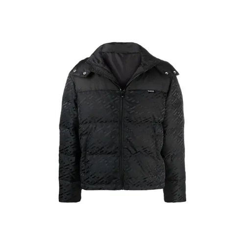 VERSACE Пуховик Мужской Черный