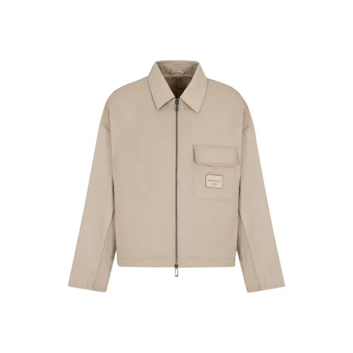 EMPORIO ARMANI Куртки и Пальто Мужской Светлый Умбра