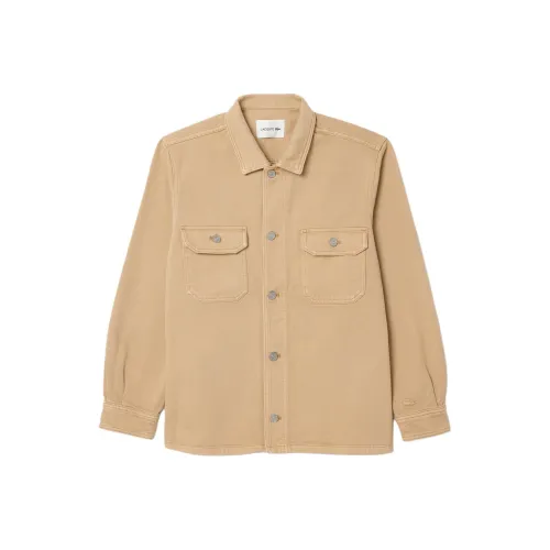 LACOSTE Denim Jacket Men's Beige