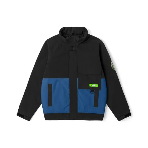 KAPPA Letter Colorblock Hooded Down Jacket Unisex KAPPA Буква Колорблок С капюшоном Пуховая куртка Унисекс