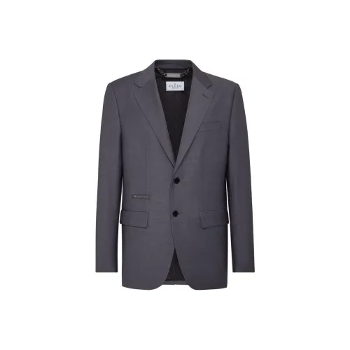 PHILIPP PLEIN Бизнес-костюм Пальто Мужской Серый
