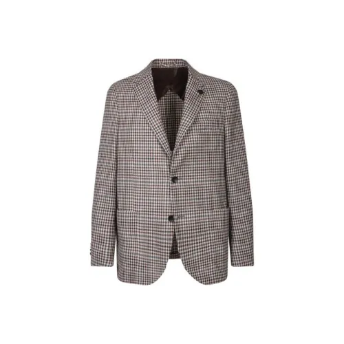 LARDINI Бизнес-костюм мужской светлый умбра