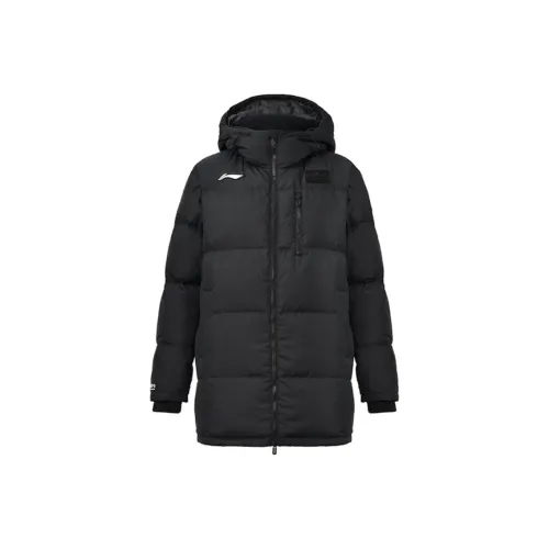 Пуховик с подкладкой унисекс черный