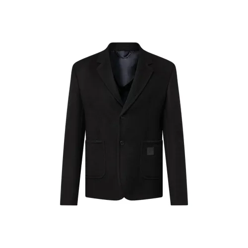 LOUIS VUITTON FW24 Бизнес-костюм Пальто Мужской Черный