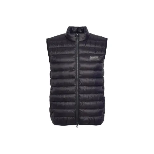 BARBOUR Мужские черные жилеты