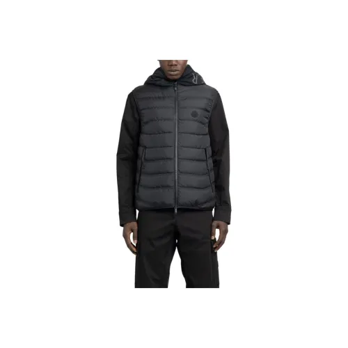MONCLER Nubiera Series Мужские жилеты черного цвета