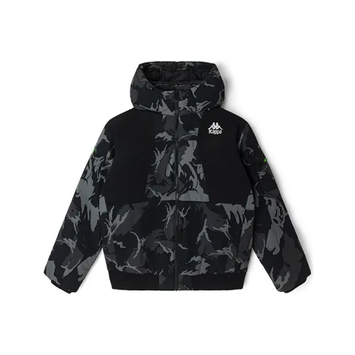 KAPPA Камуфляж С капюшоном Утолщенный Пуховик Мужской