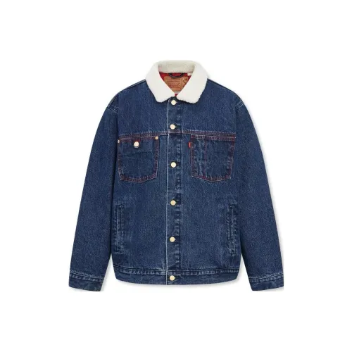 Levis Blue Men's Denim Jackets Левис Синий Мужские Джинсовые Куртки
