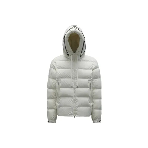 MONCLER Cardere Series FW22 Пуховик Мужской Шелк Белый