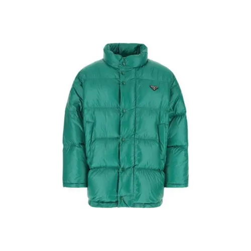 PRADA FW22 Пуховик Мужской Зеленый