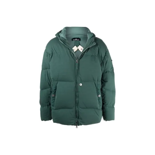 STONE ISLAND FW21 Пуховик Мужской Зеленый
