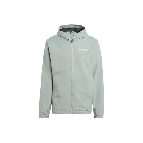 Adidas Водонепроницаемый и Ветрозащитный Ветровка Мужская Пыльно-зеленый