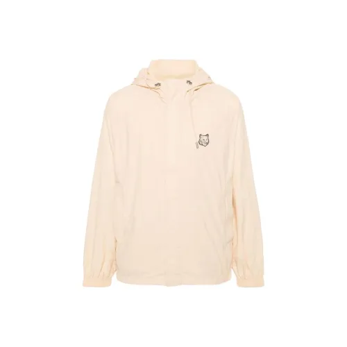 Maison Kitsune Бежевые Мужские Куртки