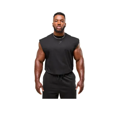 GYMSHARK Мужские черные майки