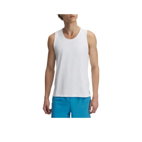 Under Armour Launch EliteIso CHILL Топ Мужской Белый