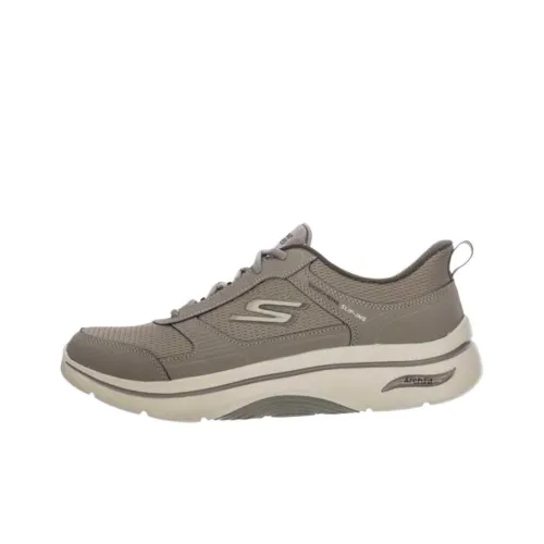 Skechers GO walk Arch Fit 2,0 Low Топ Беговые кроссовки Мужской Коричневый