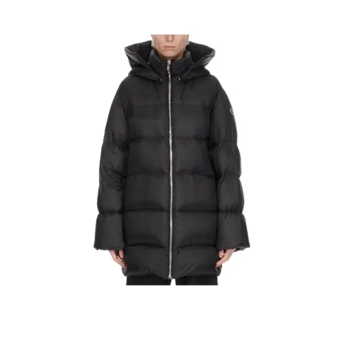 RICK OWENS совместный бренд RO Down Jacket Unisex Black