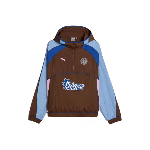 PUMA x KIDSUPER Куртки и пальто Мужской Коричневый