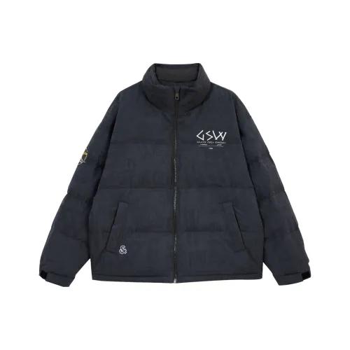 JACK&JONES X Warriors Nba E44 Черный Песочный Мужской Пуховик