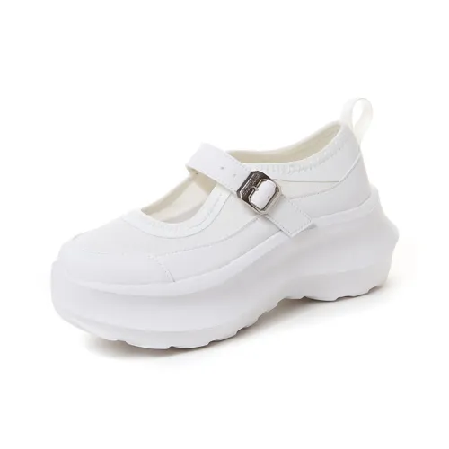 Chibang Платформа Туфли Мэри Джейн Женские