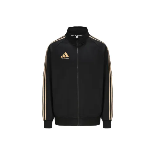 Adidas Куртки и Пальто Унисекс Черный Золото