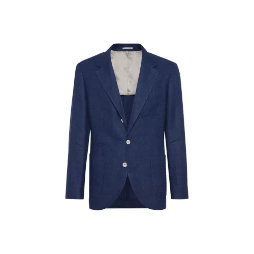 BRUNELLO CUCINELLI Деловой костюм мужской синий