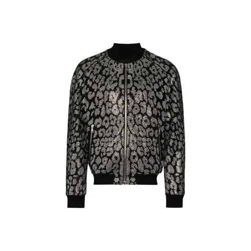 BALMAIN Мужские черные куртки