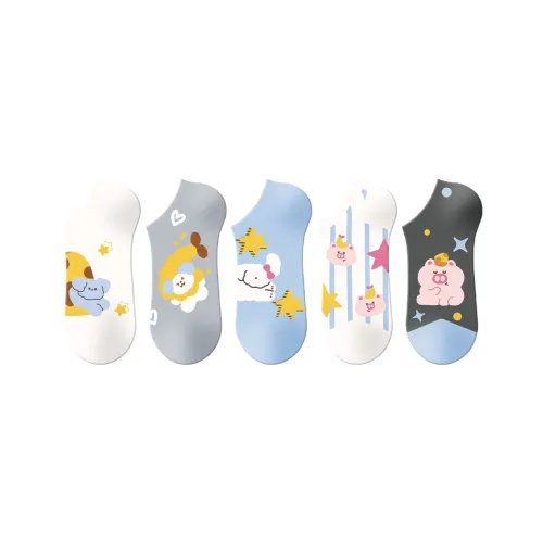 DJUNGLE No Show Носки Унисекс 5 пар