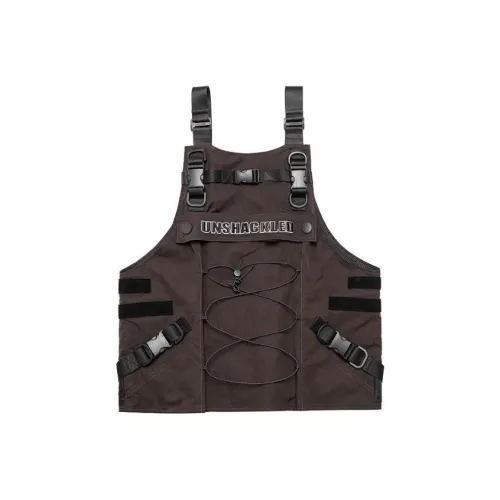 UNSHACKLED Жилет Мужской Темно-Кофейный Черный